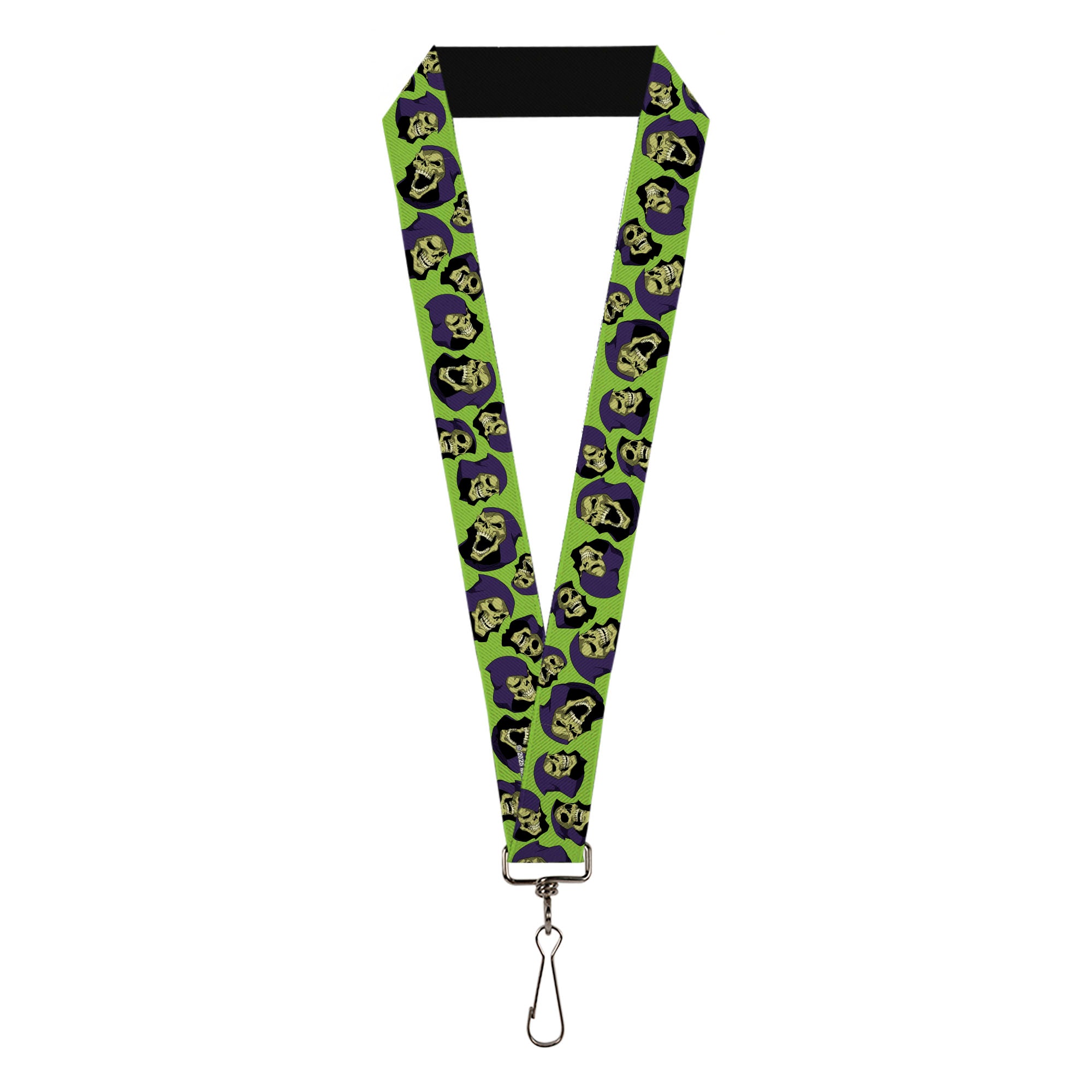 Lanyard - 1.0" - Masters of the Universe Skeletor Expressions Scattered Green Lanyards Masters of the Universe