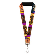 Lanyard - 1.0" - Masters of the Universe Revelation Character Close-Up Blocks Lanyards Masters of the Universe