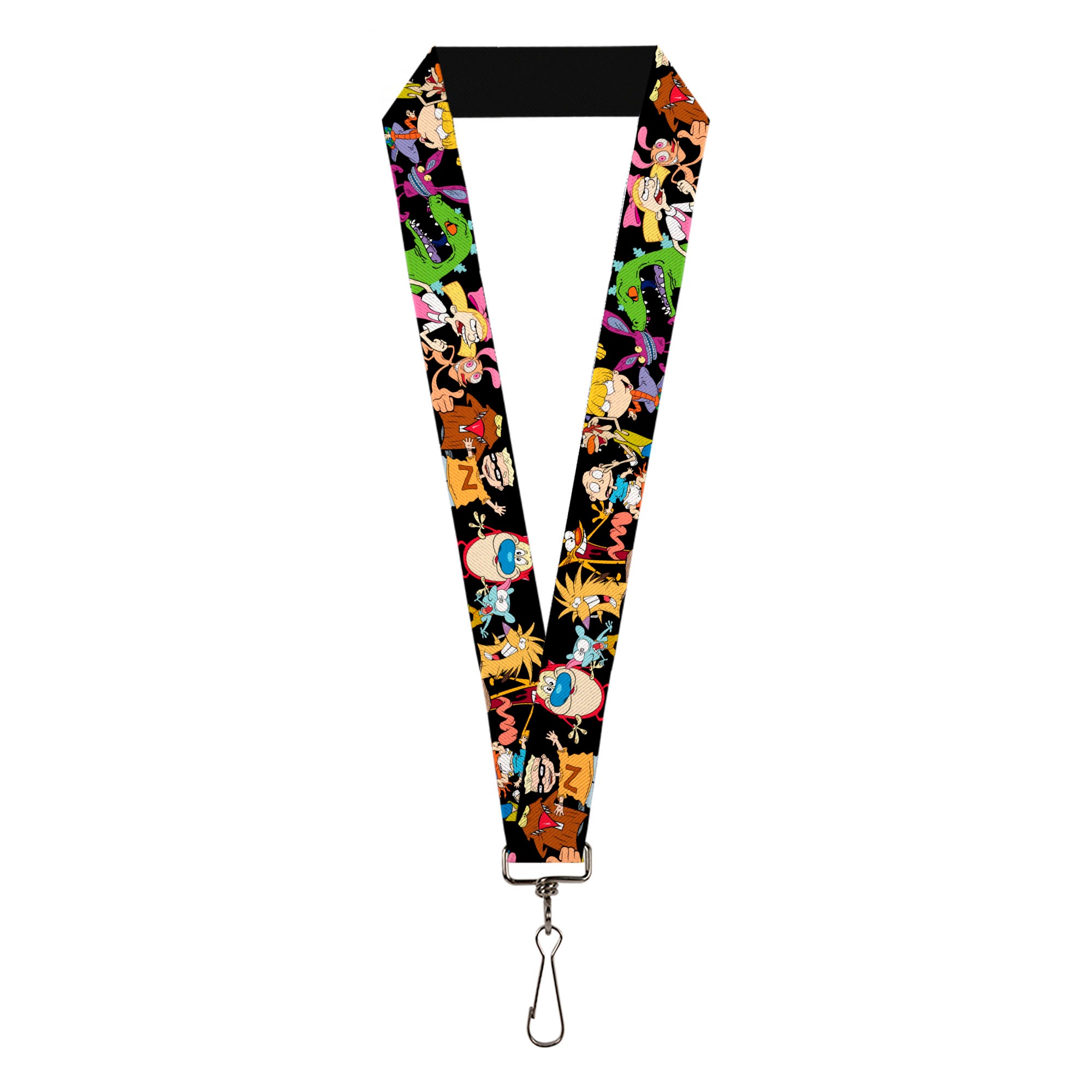 Lanyard - 1.0" - Nick 90's 13-Character Poses Black Lanyards Nick 90s