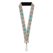 Lanyard - 1.0" - Teenage Mutant Ninja Turtles Expressions Gray