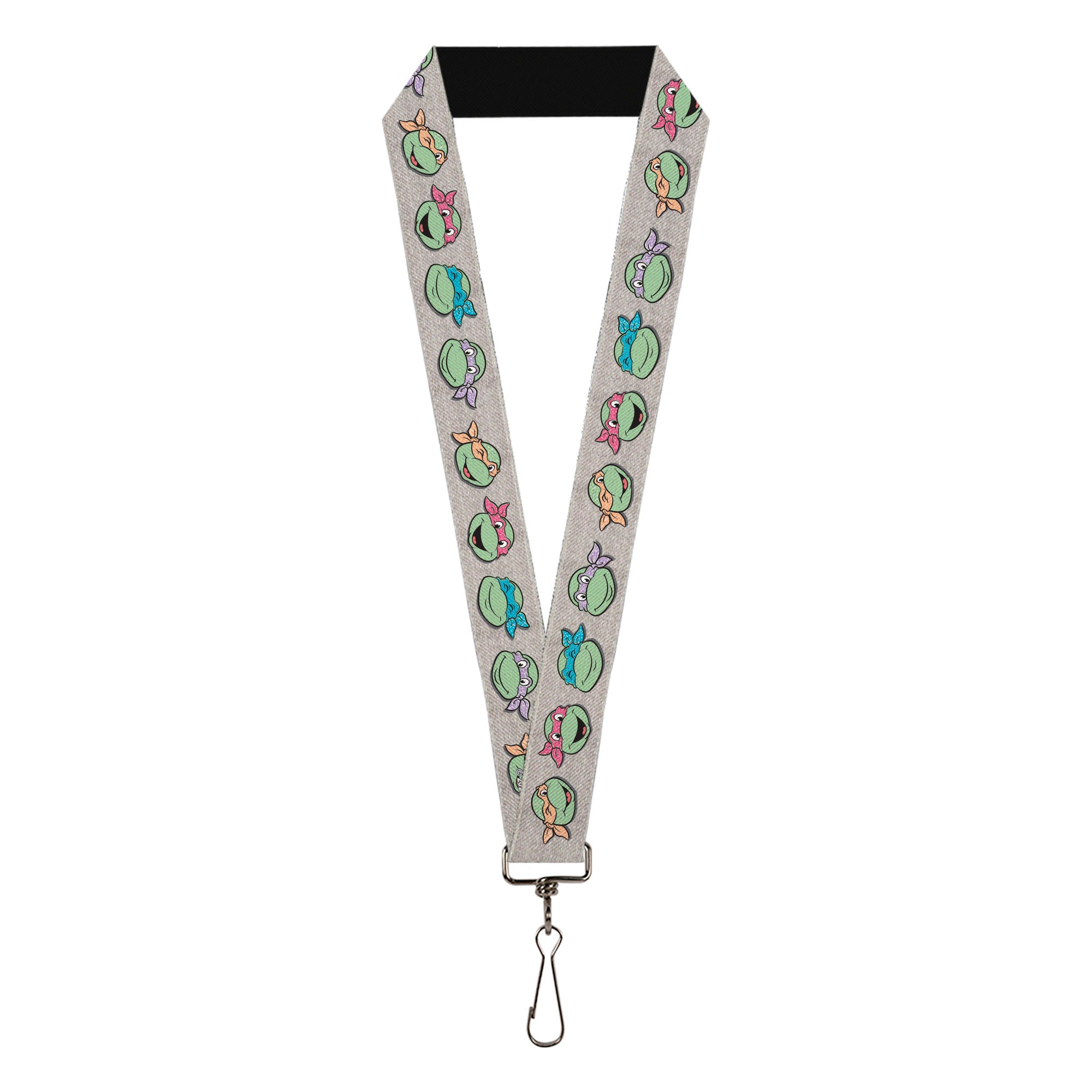 Lanyard - 1.0" - Teenage Mutant Ninja Turtles Expressions Gray