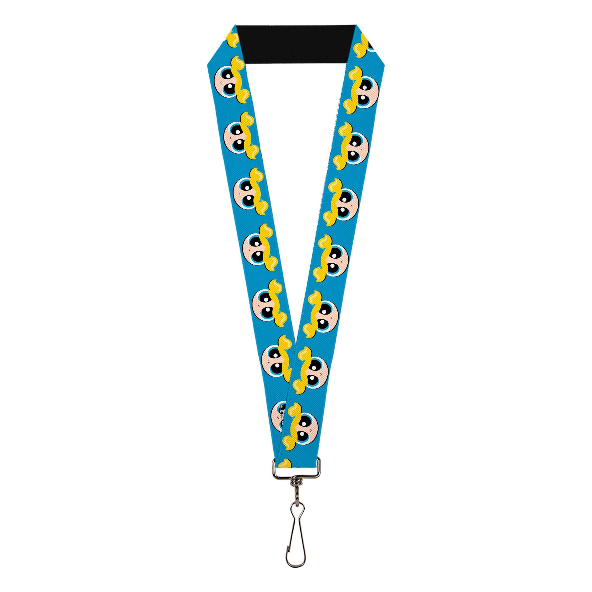 Lanyard - 1.0" - The Powerpuff Girls Bubbles Face Close-Up Blue Lanyards Powerpuff Girls