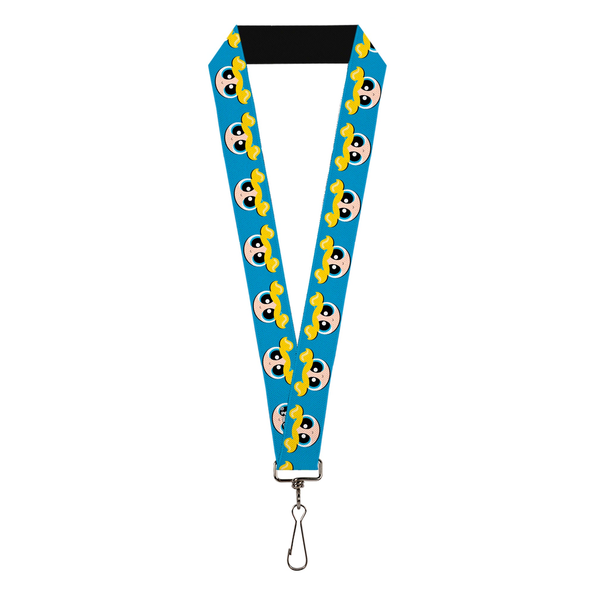 Lanyard - 1.0" - The Powerpuff Girls Bubbles Face Close-Up Blue Lanyards Powerpuff Girls