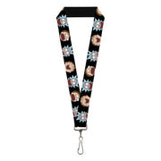 Lanyard - 1.0" - Rick and Morty Expressions in Space Lanyards Rick and Morty
