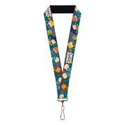 Lanyard - 1.0" - Rugrats Cookie Scene Lanyards Rugrats
