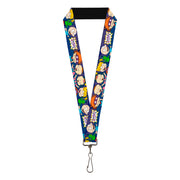 Lanyard - 1.0" - RUGRATS Group Pose2 w Reptar Lanyards Rugrats