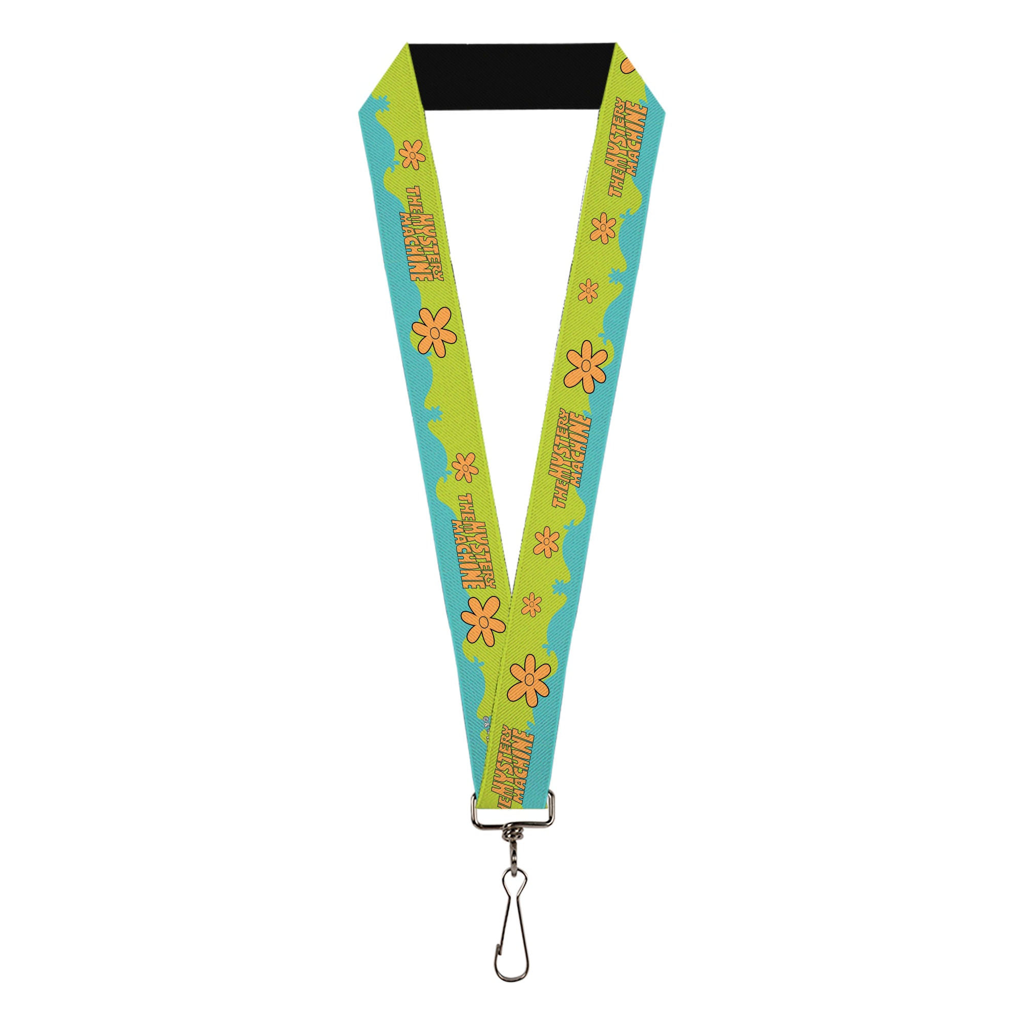 Lanyard - 1.0" - Scooby Doo THE MYSTERY MACHINE Paint Job Green/Aqua/Orange Lanyards Scooby Doo