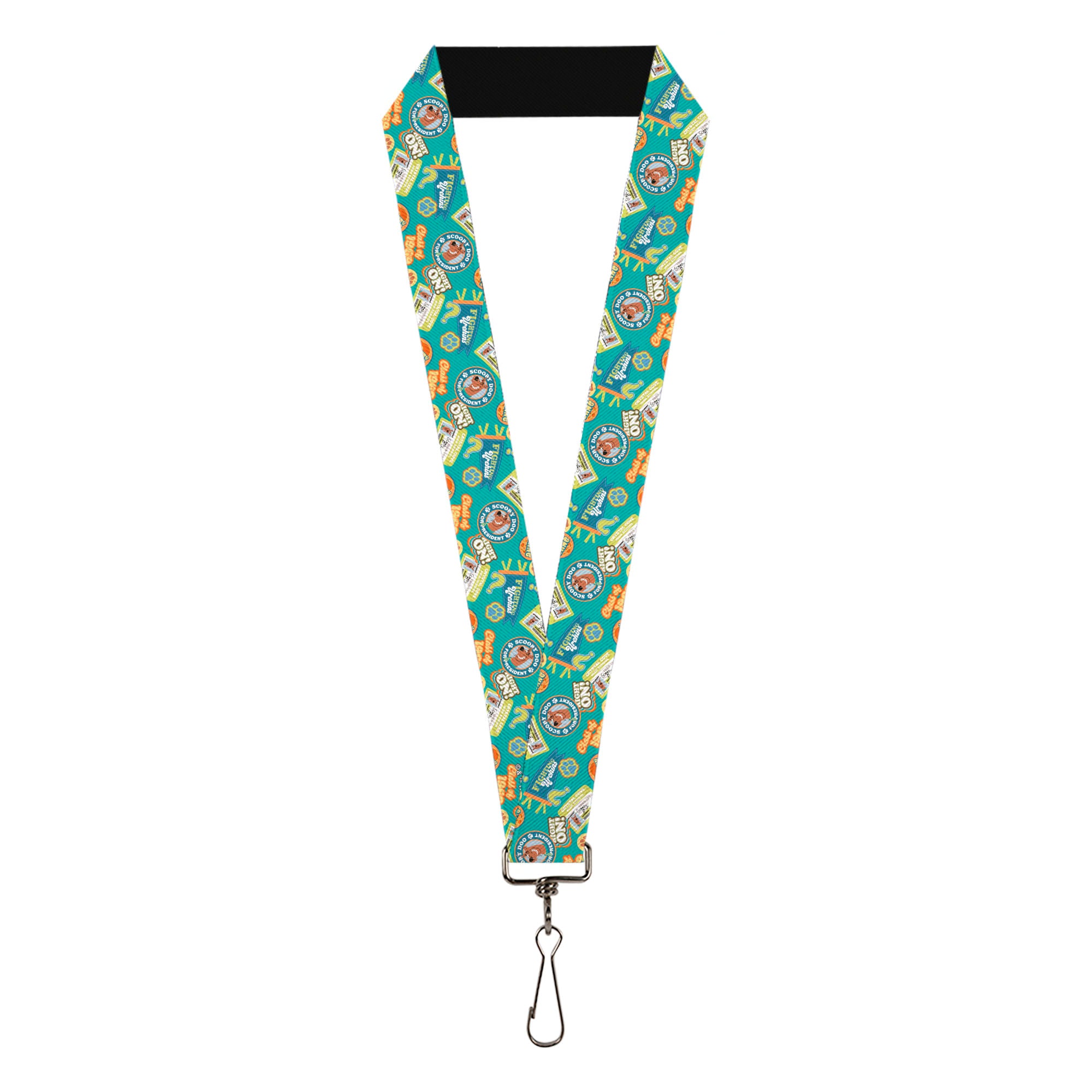 Lanyard - 1.0" - Scooby Doo School Spirit Collage Blue
