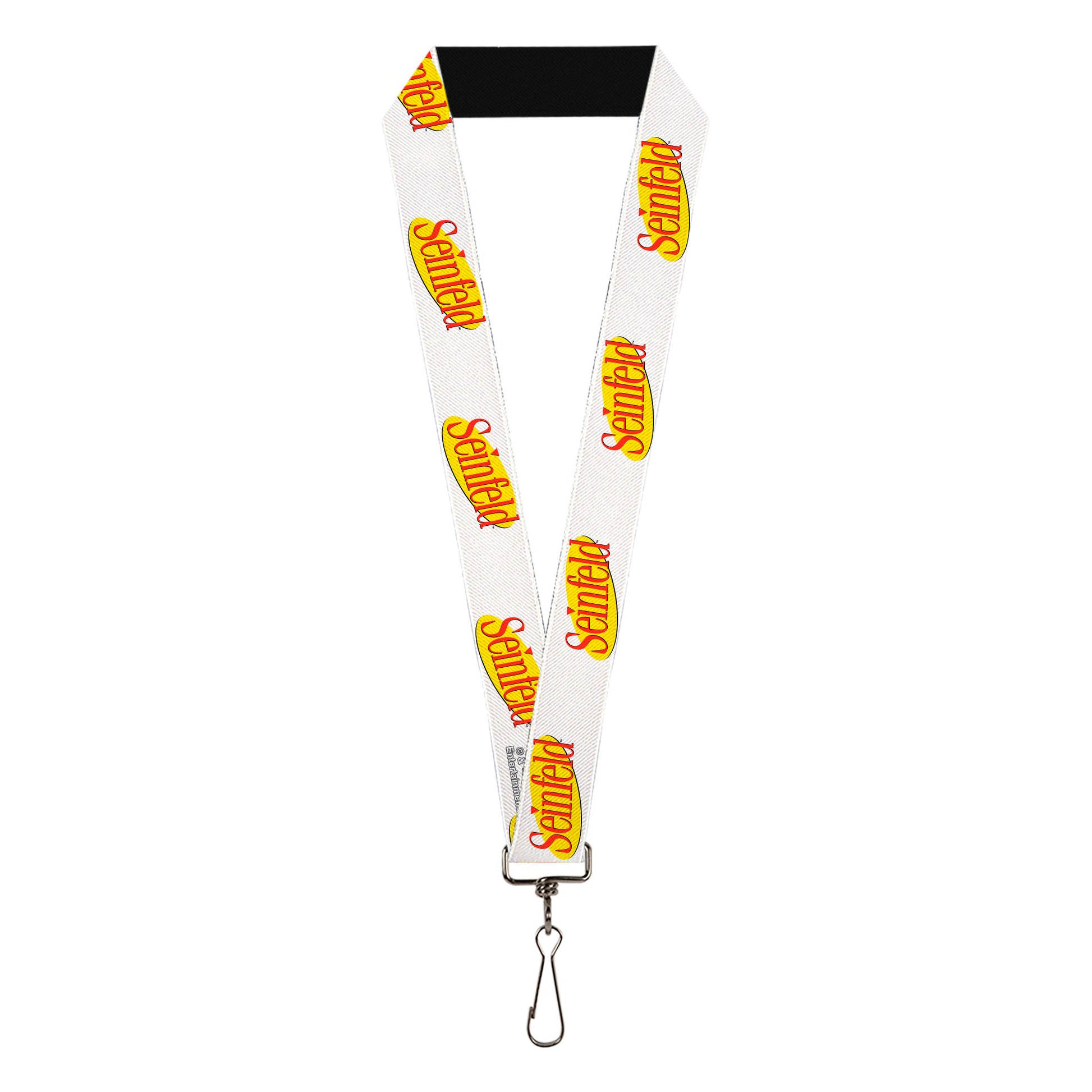 buckle down Lanyard - 1.0" - SEINFELD Spotlight Logo White Yellow Red