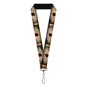 Lanyard - 1.0" - SUPERNATURAL Pentagram Sam Pose2 Tans Lanyards Supernatural