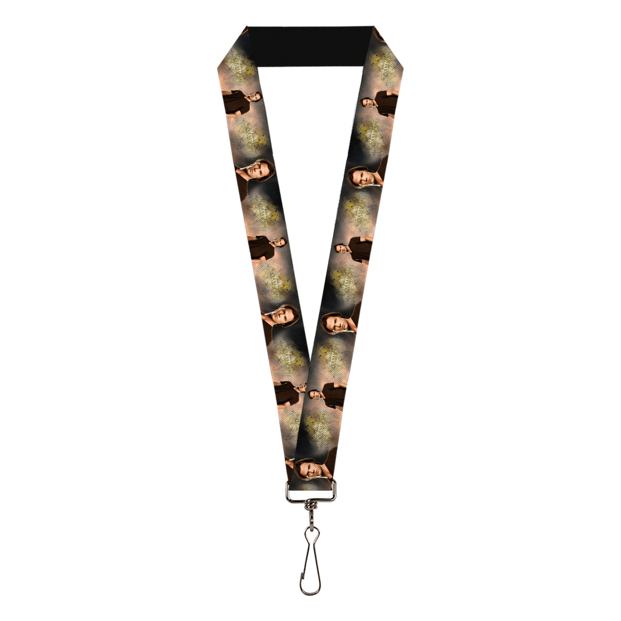 Lanyard - 1.0" - SUPERNATURAL Pentagram Sam Pose2 Tans Lanyards Supernatural