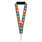 Lanyard - 1.0" - South Park Boys Pose Blocks Multi Color Lanyards South Park