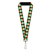 Lanyard - 1.0" - South Park Kyle Flip Poses Black Lanyards South Park