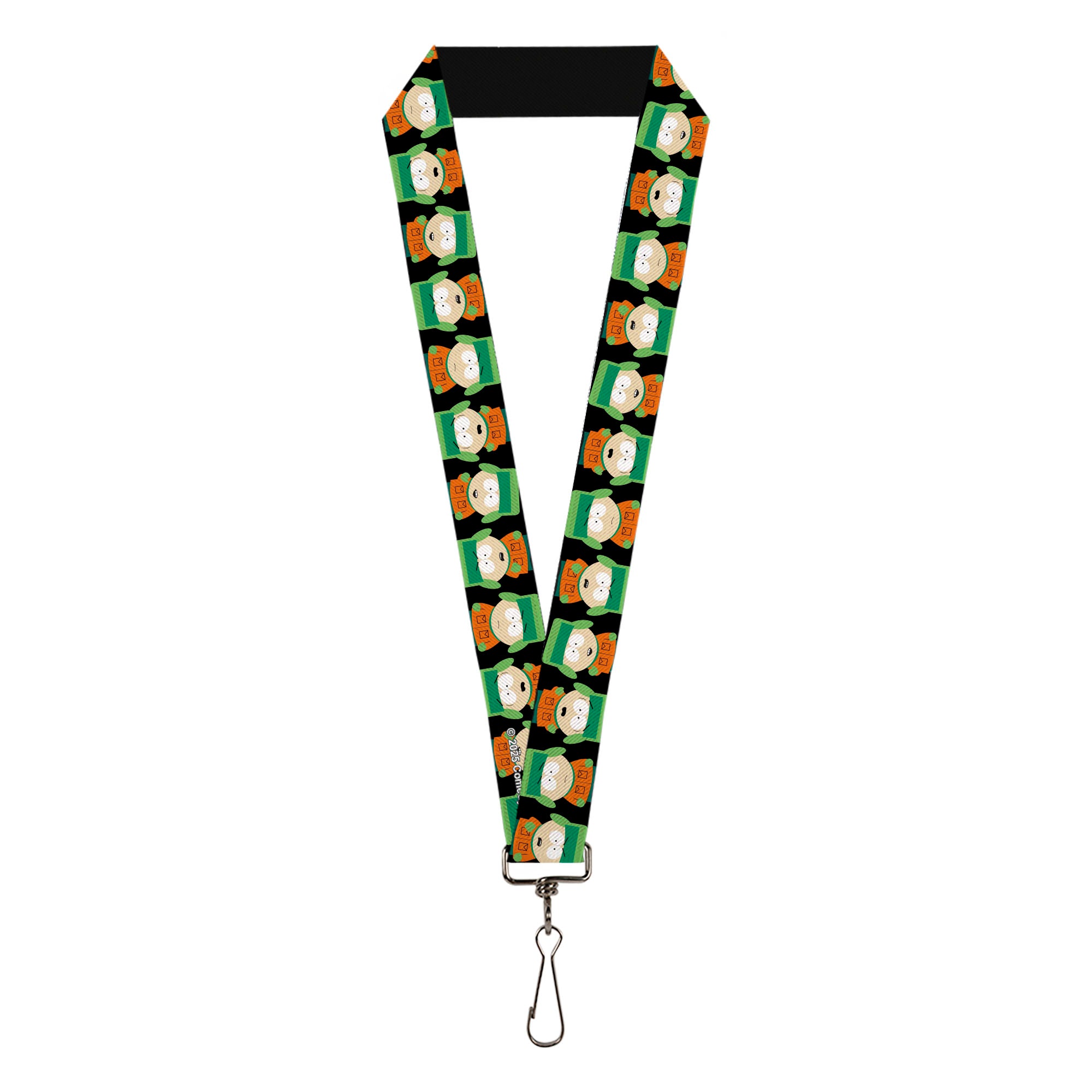Lanyard - 1.0" - South Park Kyle Flip Poses Black Lanyards South Park