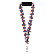 Lanyard - 1.0" - South Park Chef Pose Flips Blue Lanyards South Park