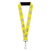 Lanyard - 1.0" - SpongeBob Expressions Yellow Lanyards SpongeBob SquarePants