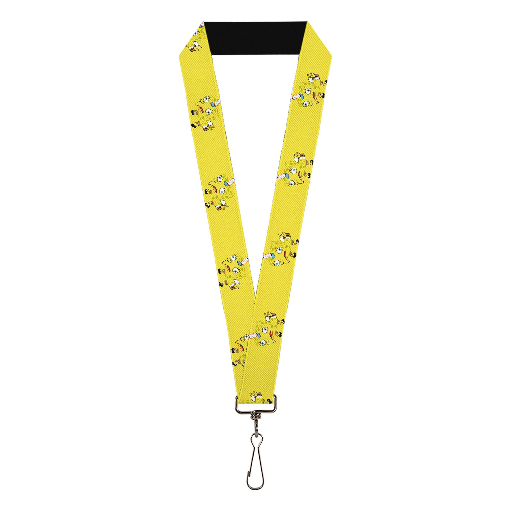 Lanyard - 1.0" - Mocking SpongeBob Pose Yellow Lanyards SpongeBob SquarePants
