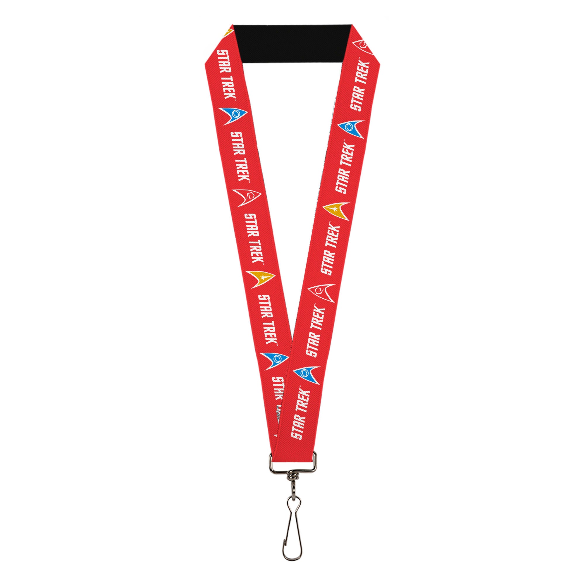 Lanyard - 1.0" - Star Trek Starfleet Insignia Red/White Lanyards CBS Studios Inc.