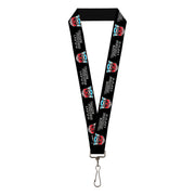 Lanyard - 1.0" - TRANSFORMERS Autobots Cybertronian Icon Black/Blues/Red/White Lanyards Transformers