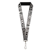Lanyard - 1.0" - Transformers AUTOBOTS DECEPTICONS Shield and Text Grays/Black/White Lanyards Transformers