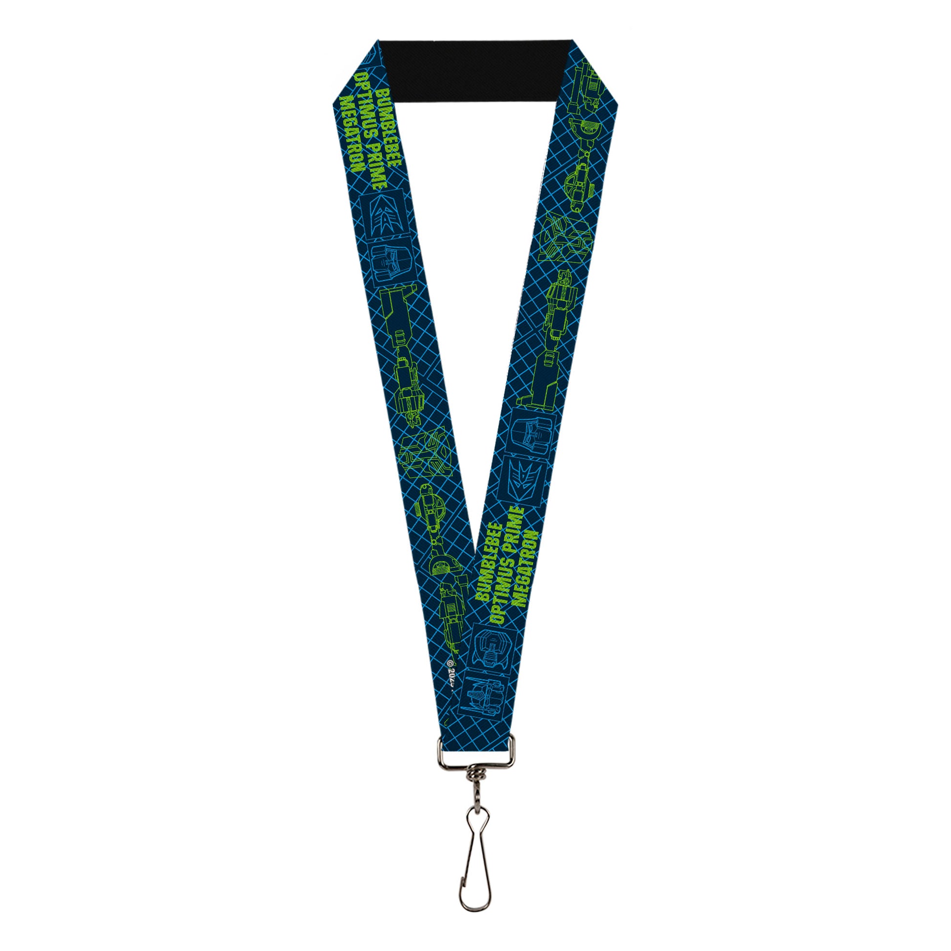 Lanyard - 1.0" - Transformers Character Trio Text and Faces Blues/Yellows Lanyards Transformers