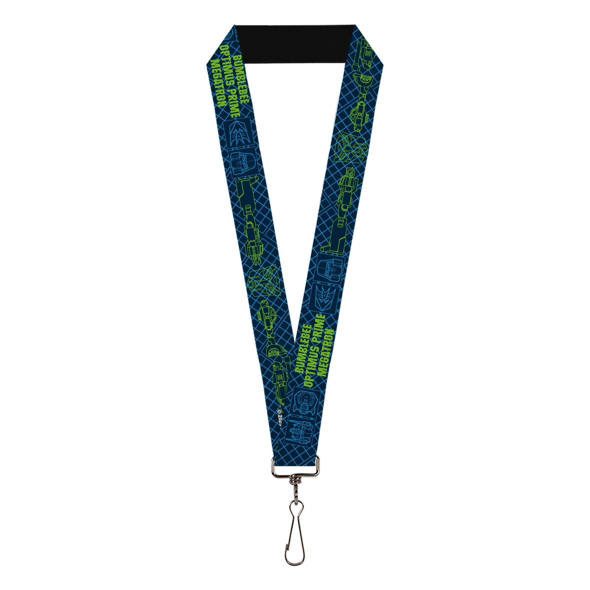 Lanyard - 1.0" - Transformers Character Trio Text and Faces Blues/Yellows Lanyards Transformers