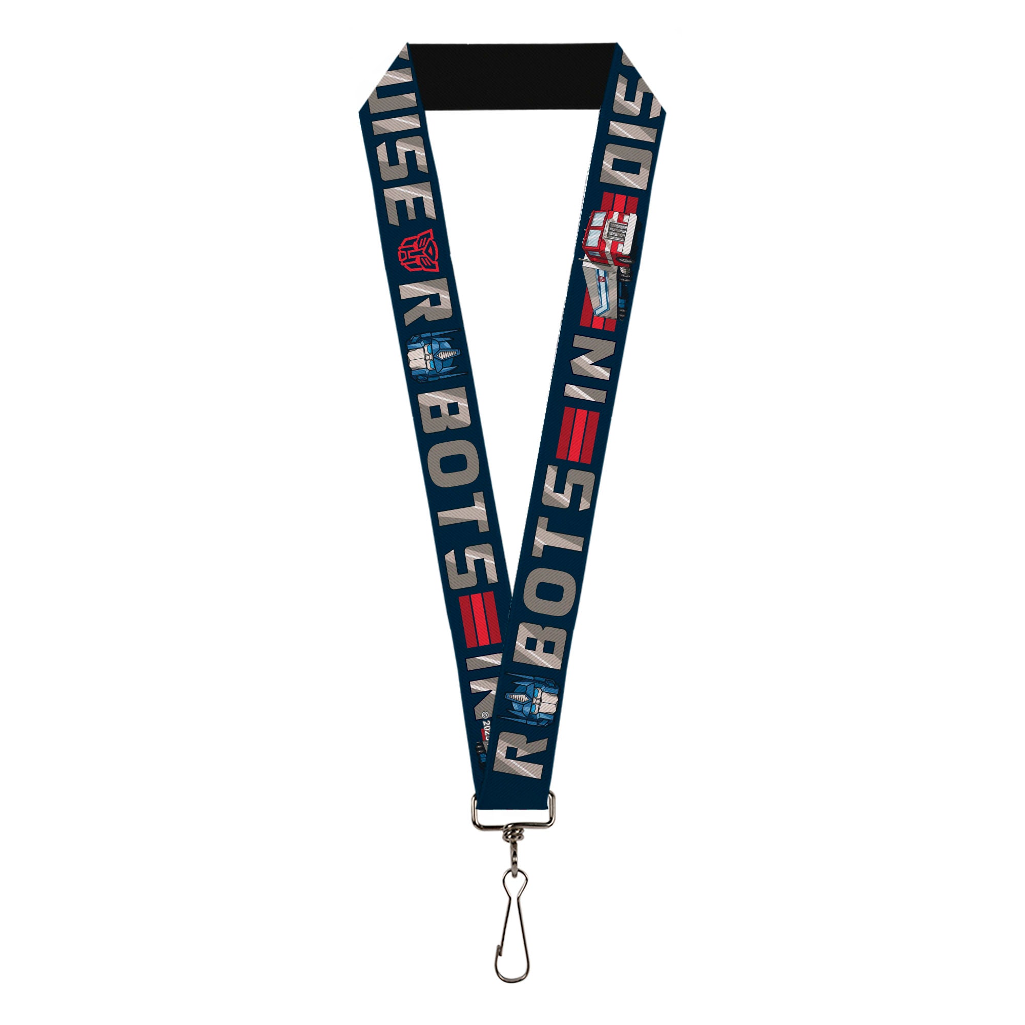 Lanyard - 1.0" - Transformers Optimus Prime ROBOTS IN DISGUISE Icons Blue/Reds Lanyards Transformers