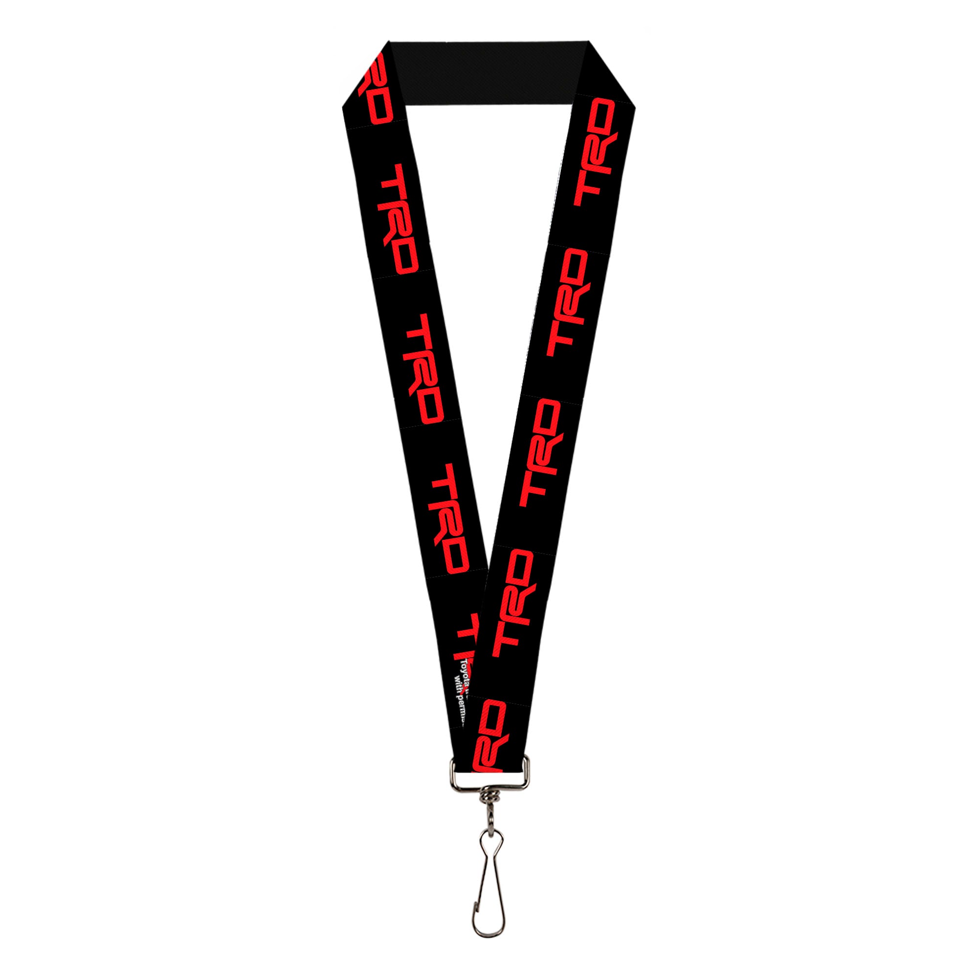Lanyard - 1.0" - Toyota Racing Development TRD Logo Black/Red Lanyards Toyota