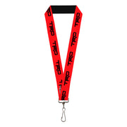 Lanyard - 1.0" - Toyota Racing Development TRD Logo Red/Black Lanyards Toyota