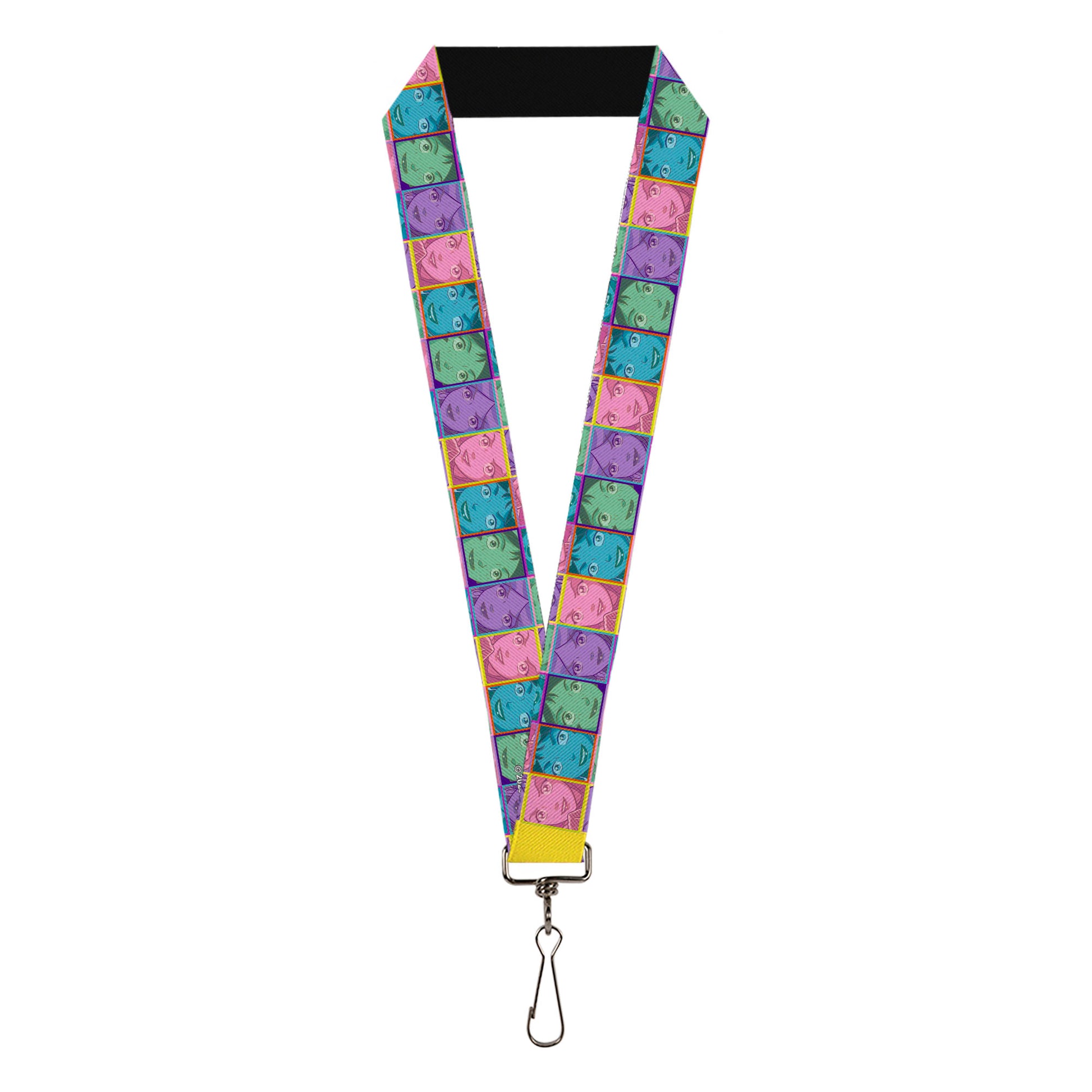 Lanyard - 1.0" - Totally Spies Character Face Blocks Multi Color Lanyards Totally Spies!