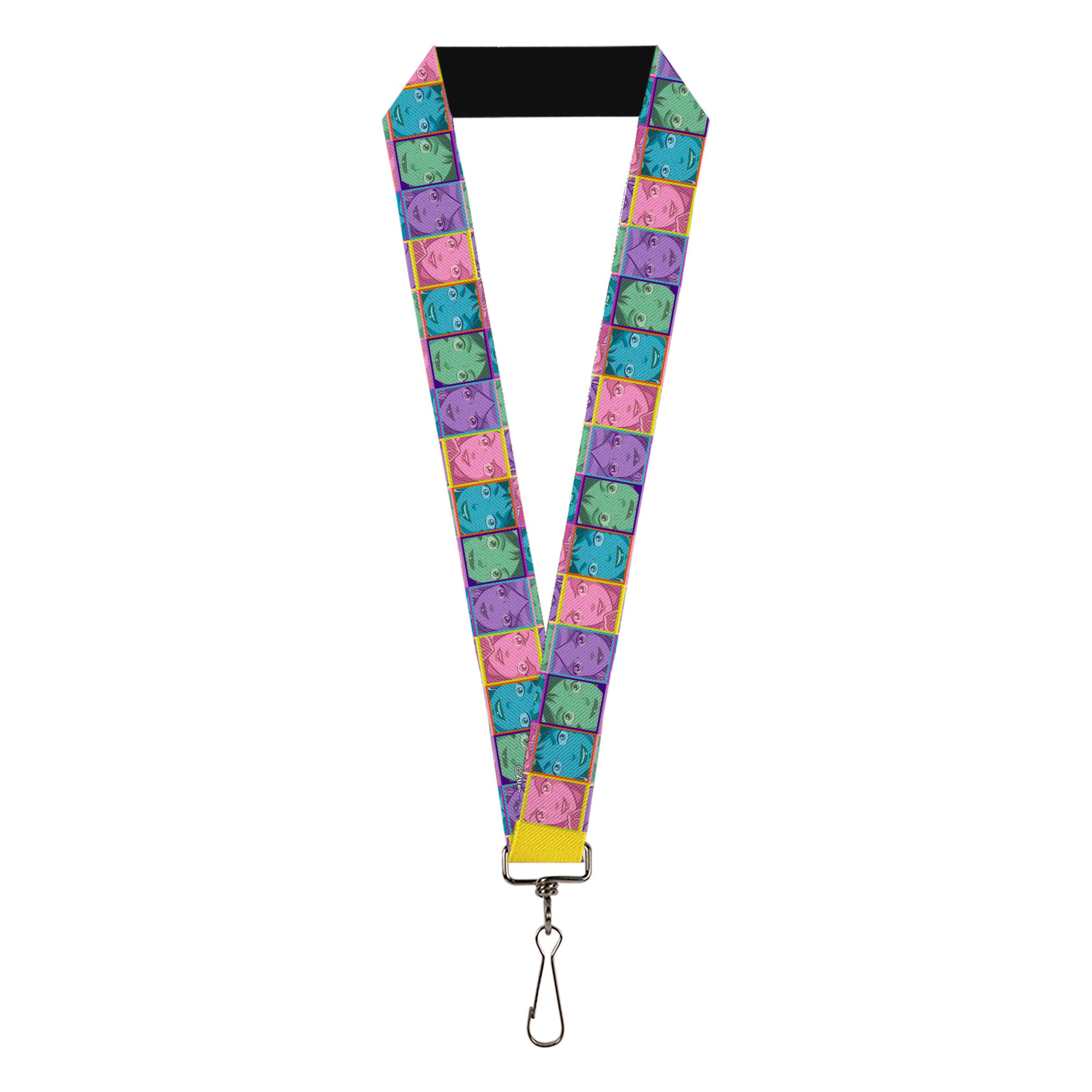 Lanyard - 1.0" - Totally Spies Character Face Blocks Multi Color Lanyards Totally Spies!