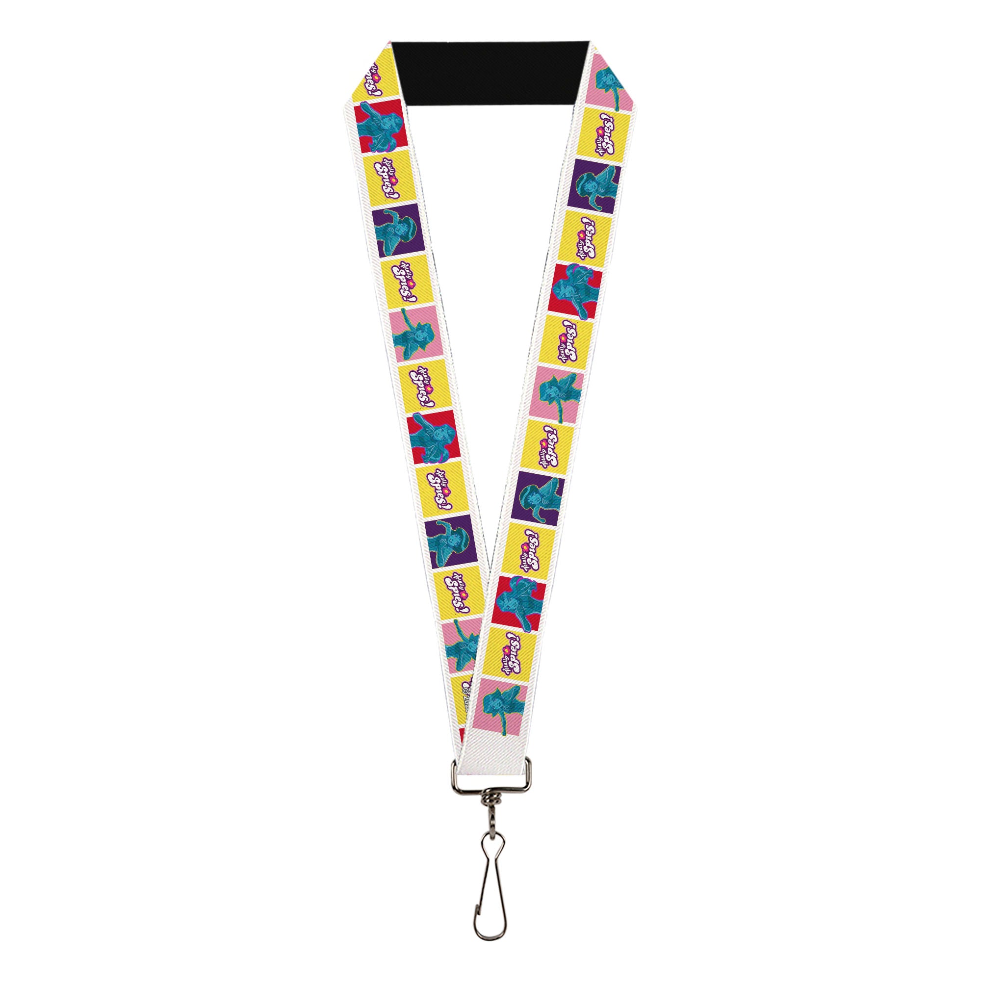 Lanyard - 1.0" - TOTALLY SPIES Title Logo and Character Pose Blocks Multi Color Lanyards Totally Spies!