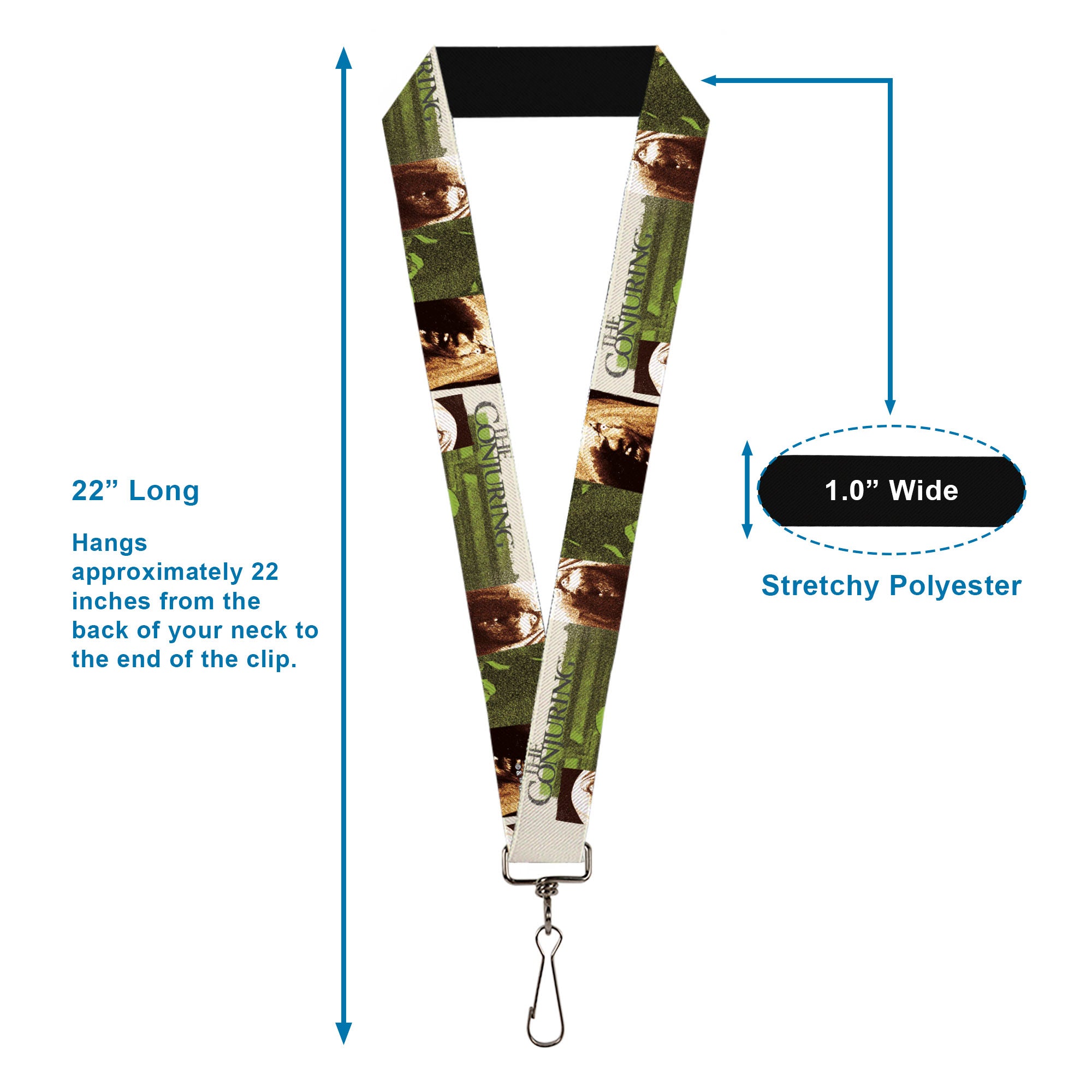 Lanyard - 1.0" - THE CONJURING Possesion Scenes and Title Logo Lanyards The Conjuring