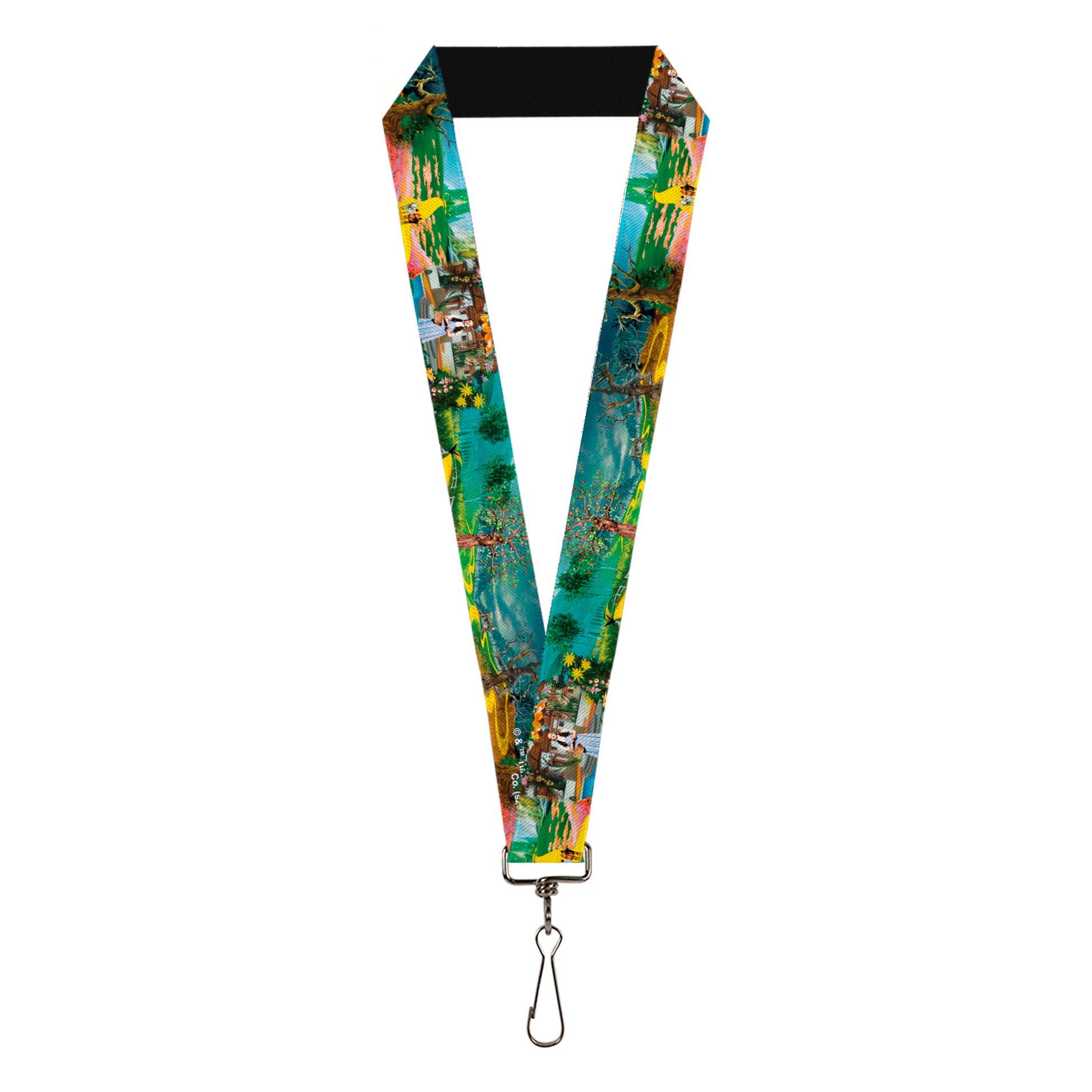 Lanyard - 1.0" - The Wizard of Oz Yellow Brick Road Scenes Lanyards The Wizard of Oz