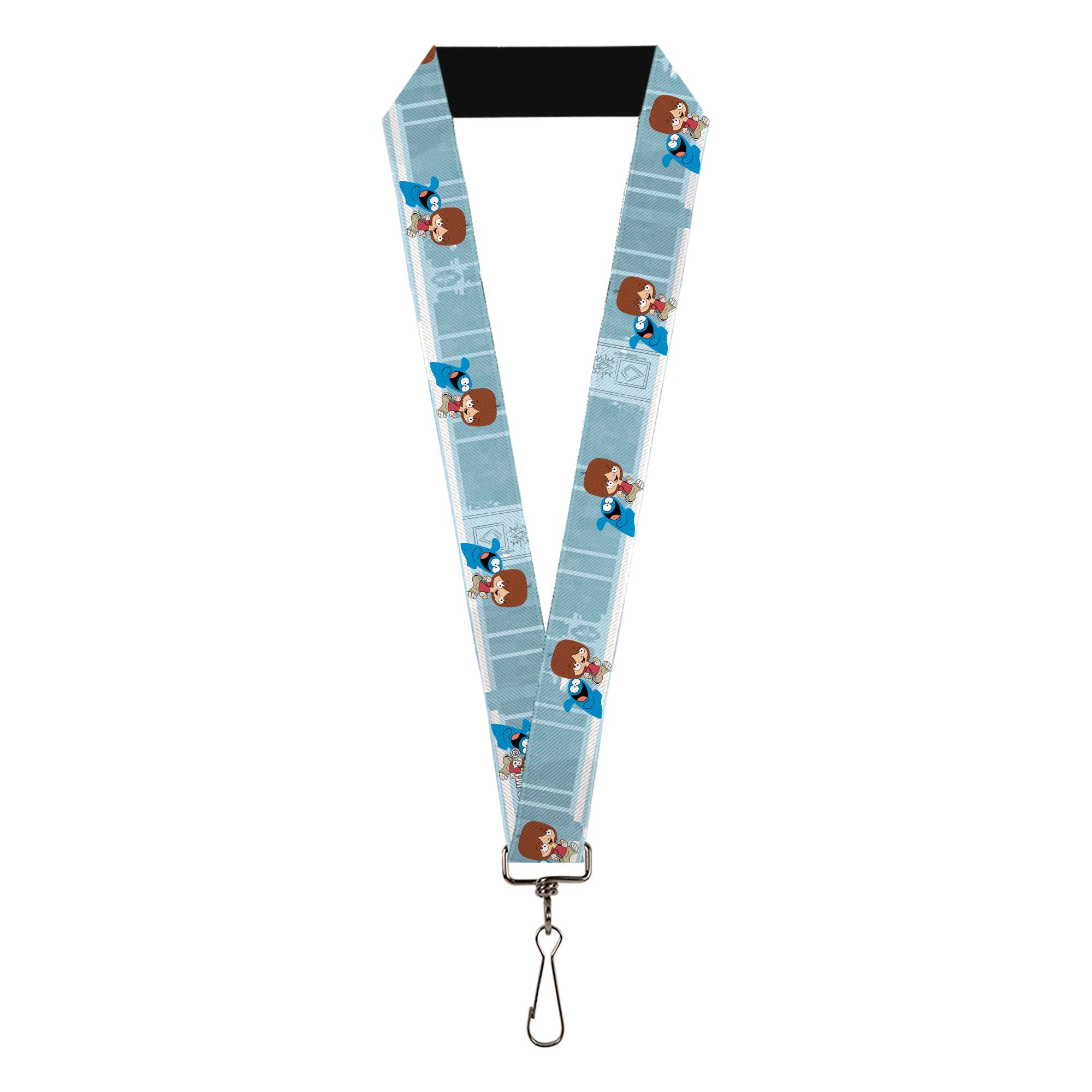 Lanyard - 1.0" - Foster's Home for Imaginary Friends Mac and Bloo Pose Blues Lanyards Foster's Home for Imaginary Friends