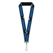 Lanyard - 1.0" - TOONAMI Title Logo and Robot TOM Head Blue/Purple/Grays Lanyards Toonami