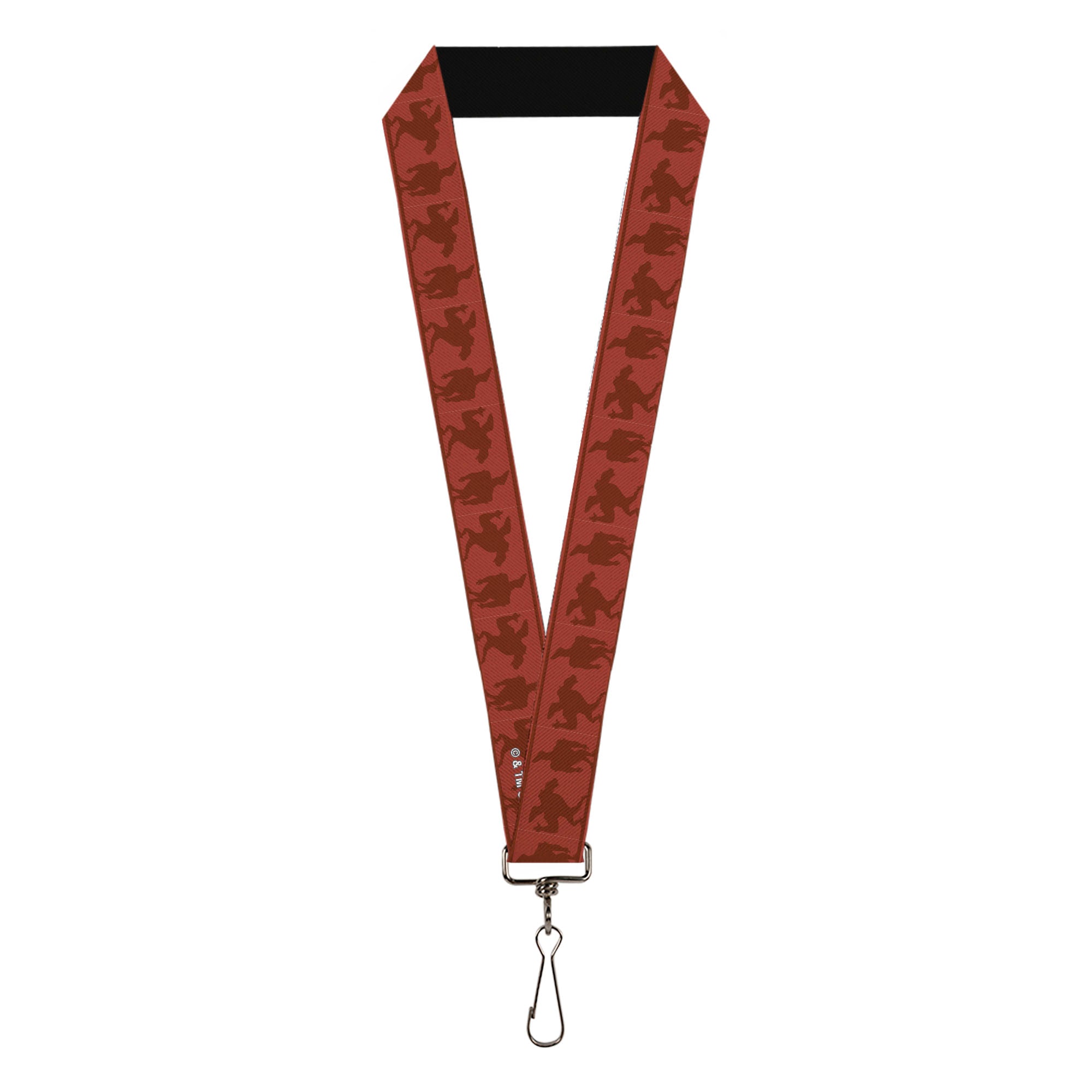Lanyard - 1.0" - Johnny Bravo Pose Turn Silhouettes Reds Lanyards Johnny Bravo
