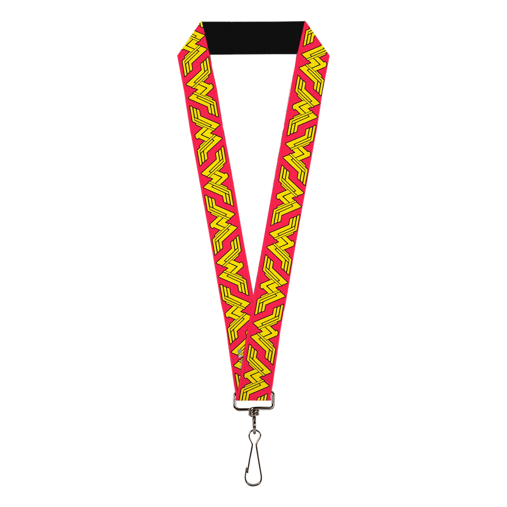 Lanyard - 1.0" - Wonder Woman New Icon Flip Red/Black/Yellow Lanyards DC Comics