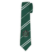 Necktie Standard - SLYTHERIN Crest Stripe9 Green Gray Neckties Harry Potter