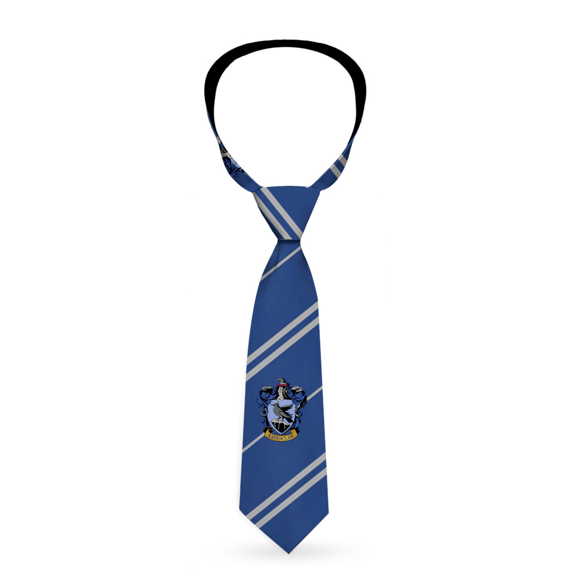 Necktie Standard - RAVENCLAW Crest Stripe6 Blue Gray Neckties Harry Potter