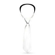 Buckle-Down Necktie - White Neckties Buckle-Down