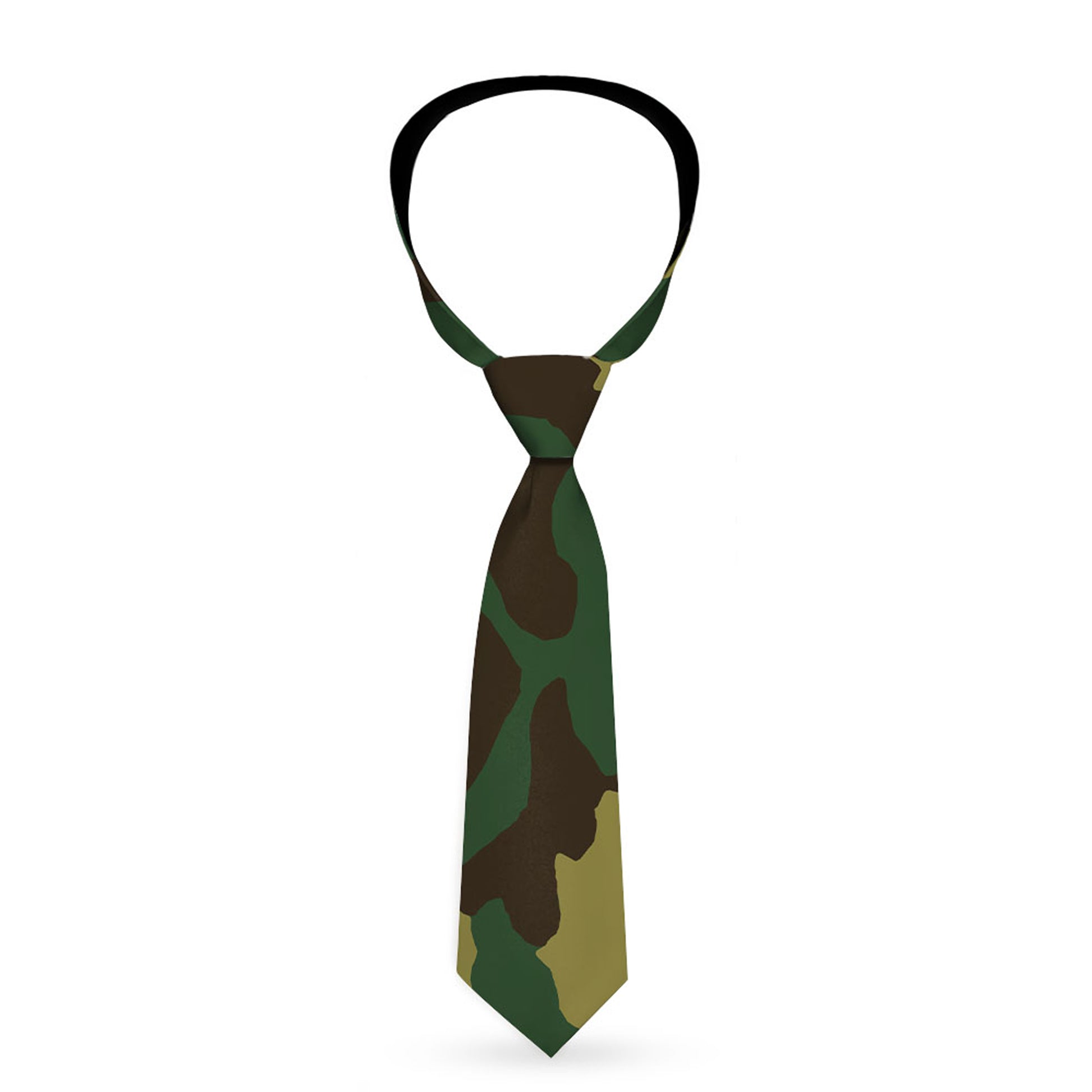 Necktie Standard - Camo Olive Neckties Buckle-Down
