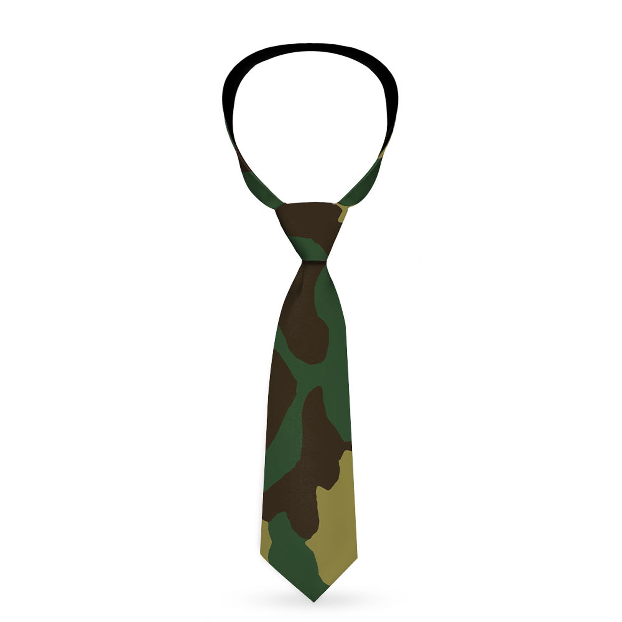 Necktie Standard - Camo Olive Neckties Buckle-Down