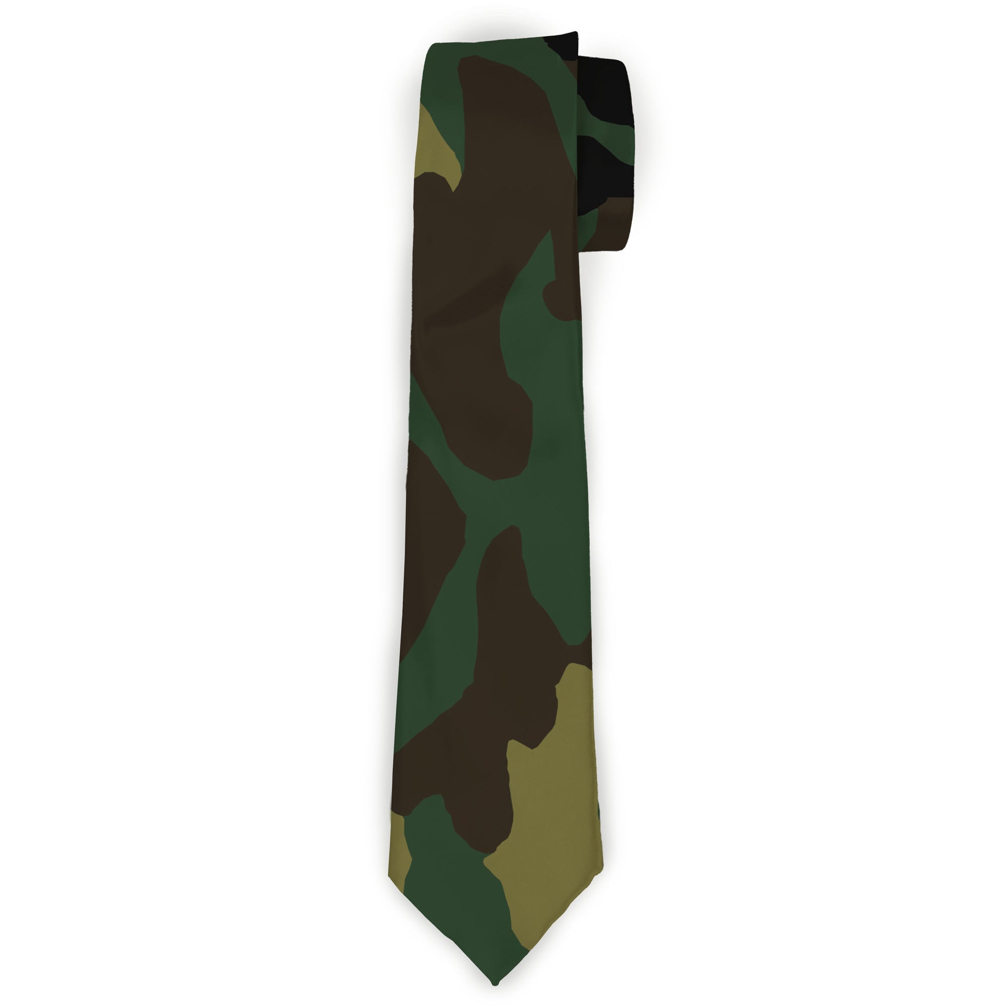 Necktie Standard - Camo Olive Neckties Buckle-Down