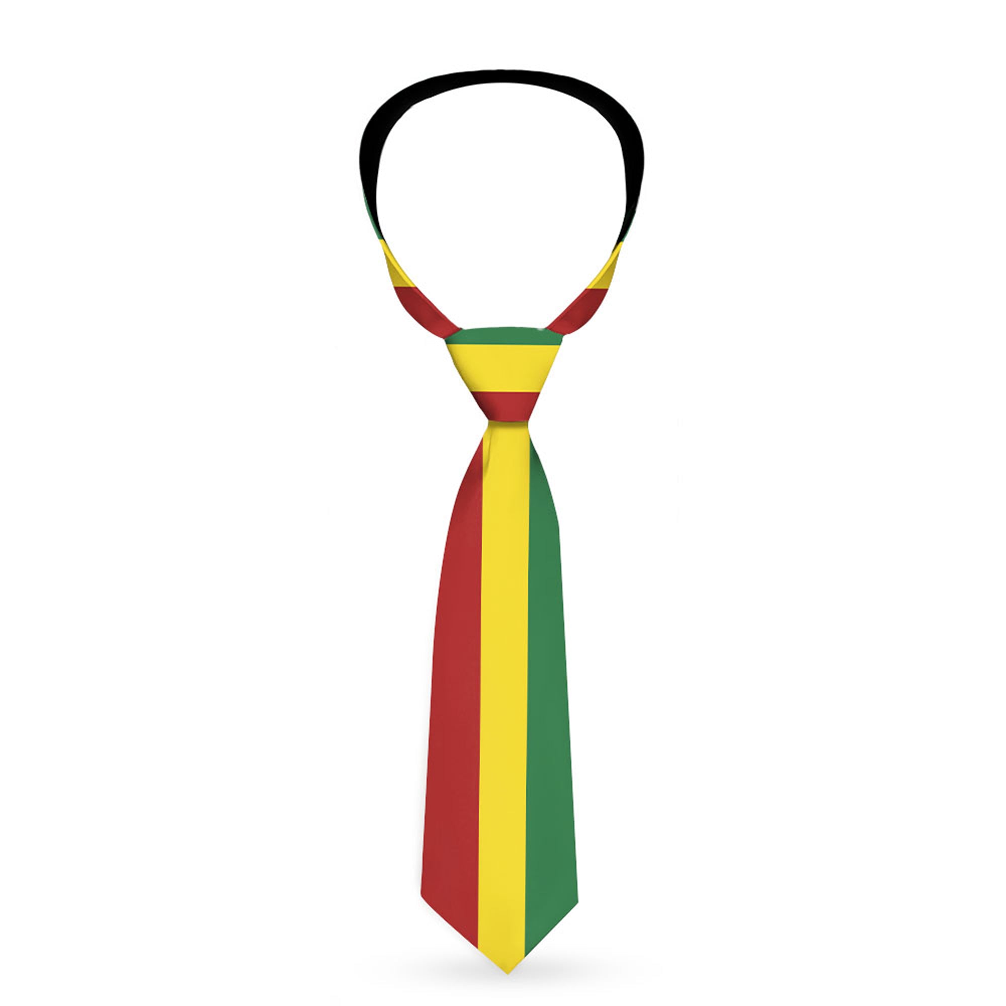 Buckle-Down Necktie - Rasta Neckties Buckle-Down
