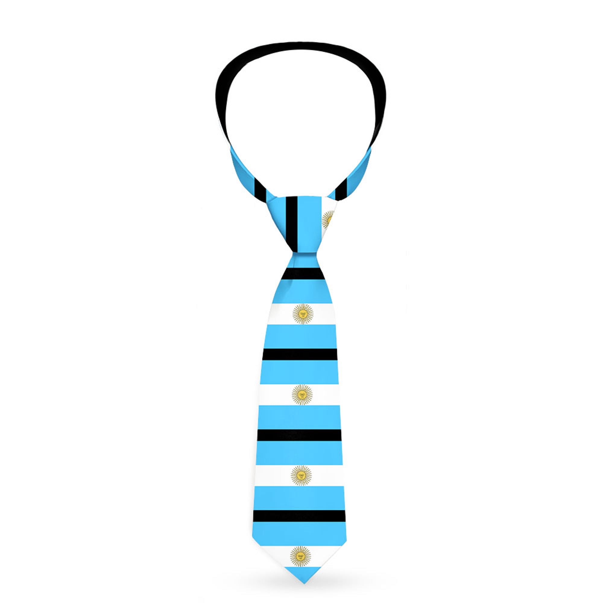 Buckle-Down Necktie - Argentina Flags Neckties Buckle-Down