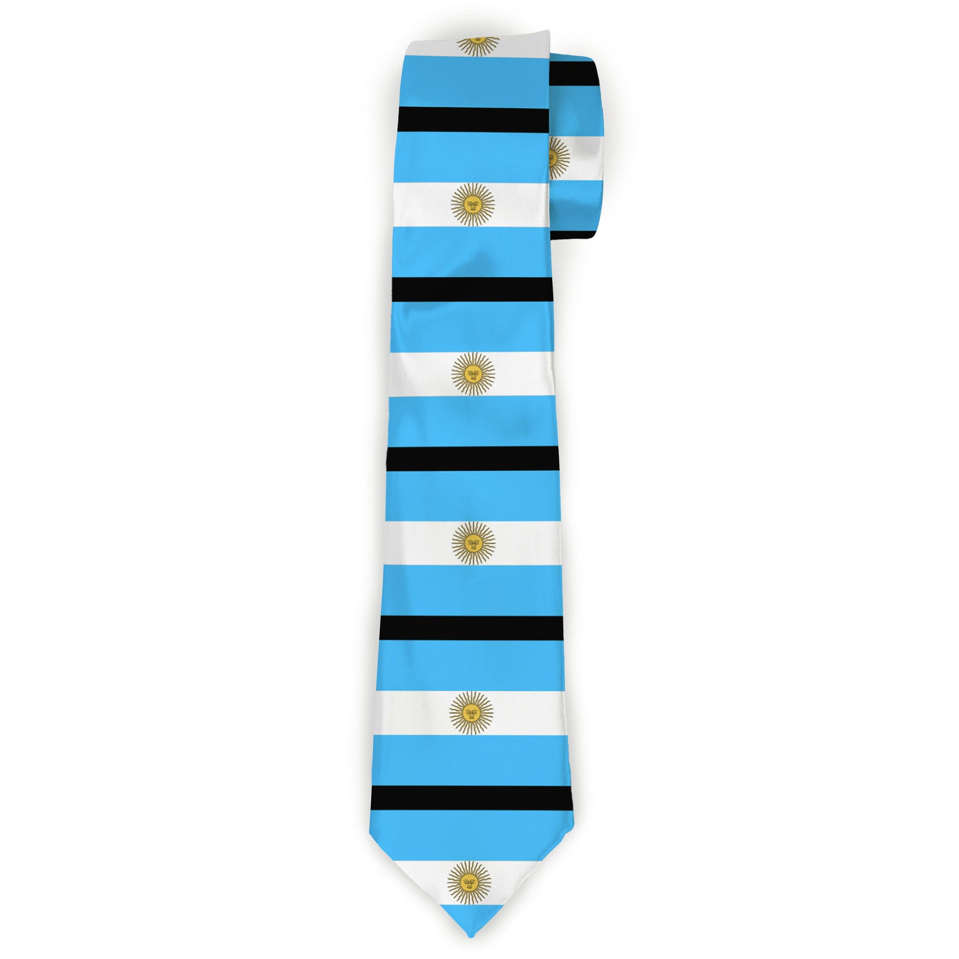 Buckle-Down Necktie - Argentina Flags Neckties Buckle-Down