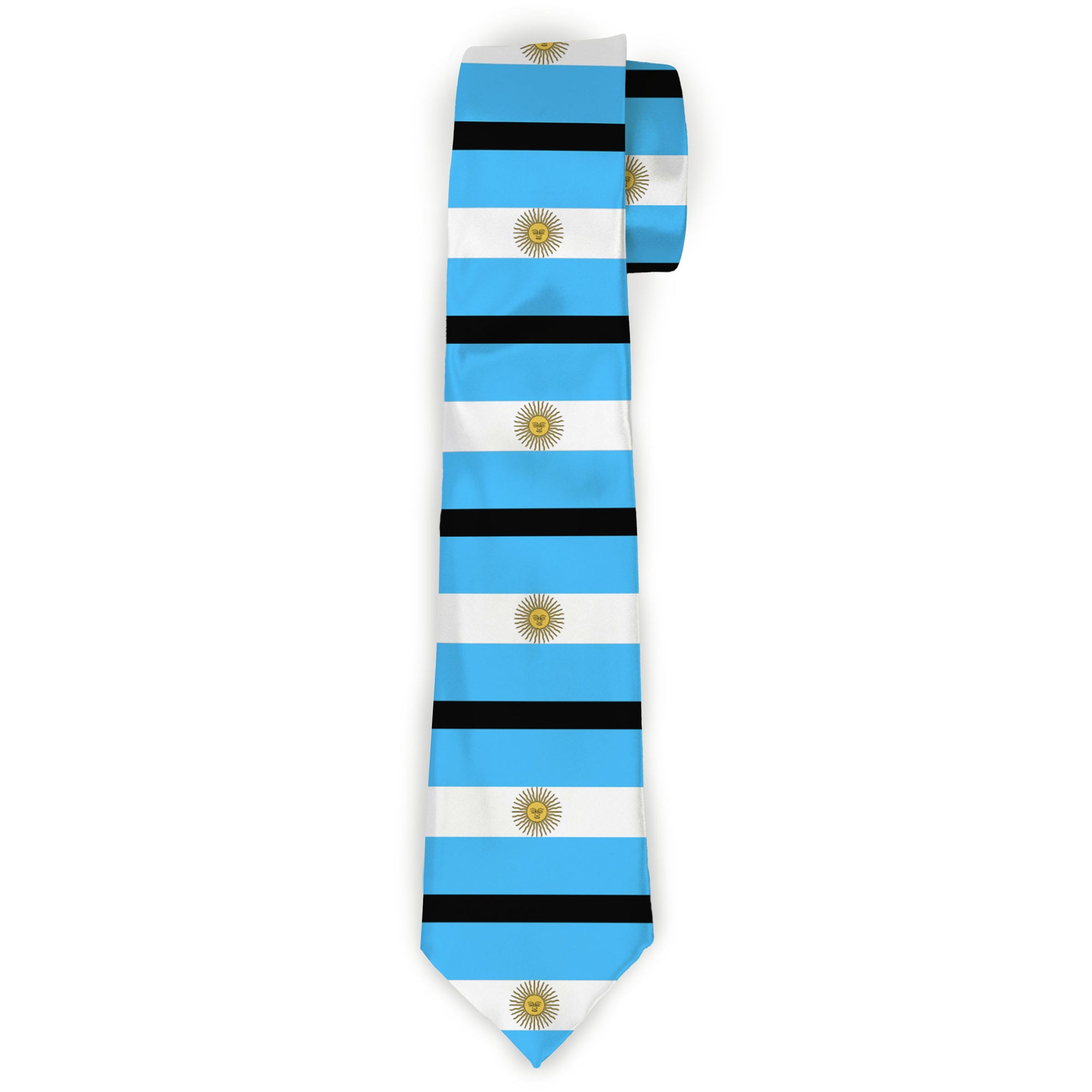 Buckle-Down Necktie - Argentina Flags Neckties Buckle-Down
