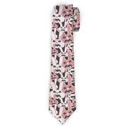 Buckle-Down Necktie - Angry Bunnies Gray/Pinks Neckties Buckle-Down