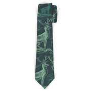 Buckle-Down Necktie - Antlers Turquoise Neckties Buckle-Down